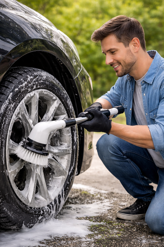 Cepillo de Limpieza Eléctrico 9 en 1 – Potente, Recargable y Sin Esfuerzo