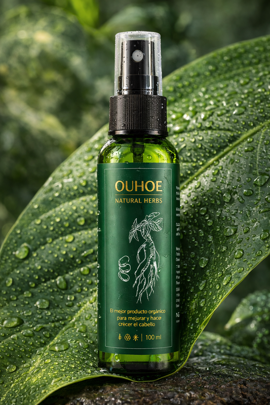 OUHOE – Estimula el Crecimiento del Cabello y Reduce la Caída de Forma Natural